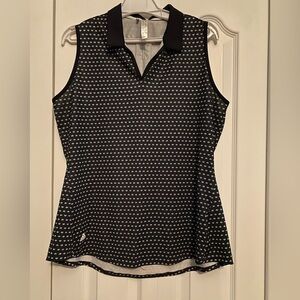 Adidas Black and White Women's Top